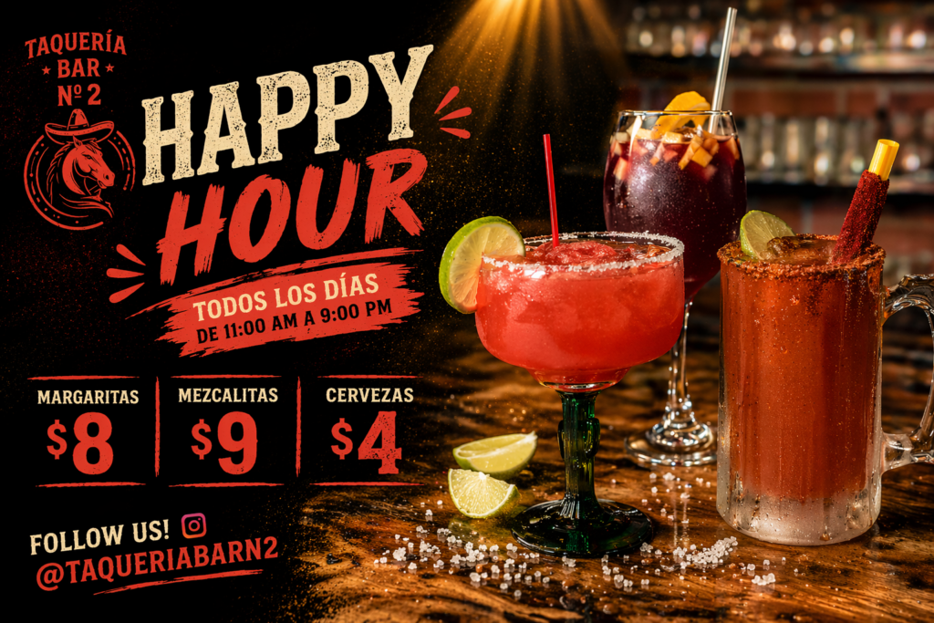 happy hour banner